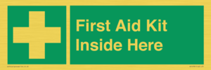 First Aid Kit Inside Here